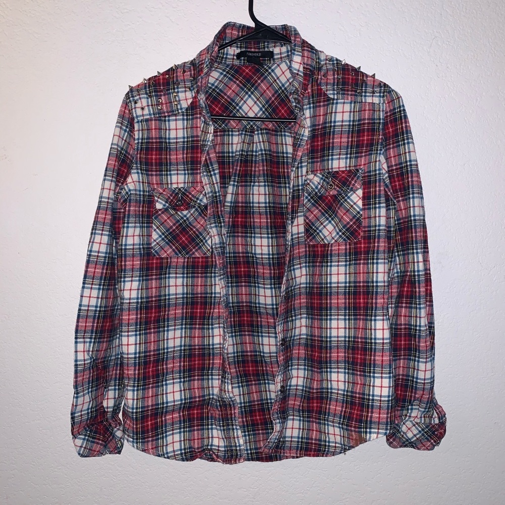 Studded flannel